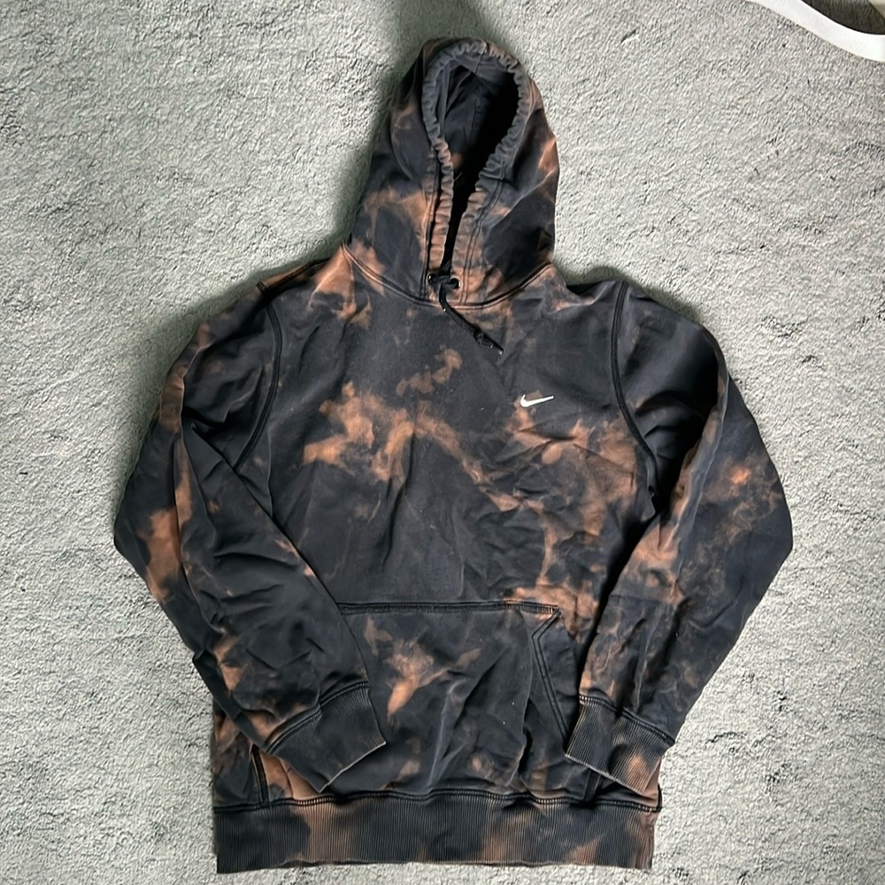 Bleach Tie-Dye Nike Sweatshirt